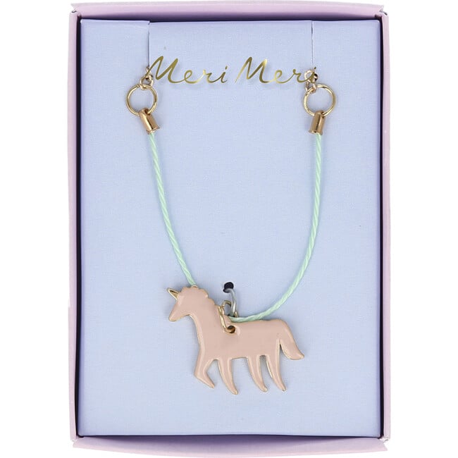 Enamel Unicorn Necklace - Necklaces - 2