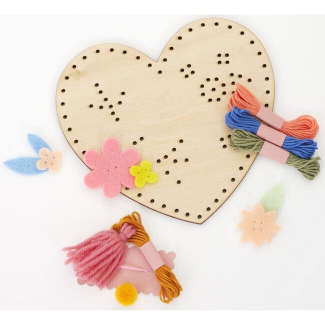 Heart Embroidery Kit - Craft Kits - 3