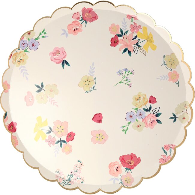 Set of 8 English Garden Dinner Plates, Multi - Tableware - 5