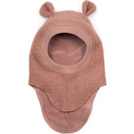 Plys Wool Balaclava With Cotton On The Inside, Heather