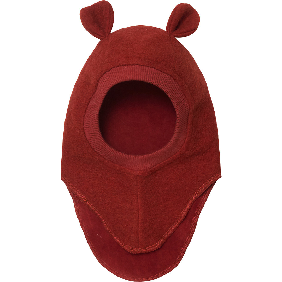Plys Balaclava With Cotton On The Inside, Orange - Hats - 1
