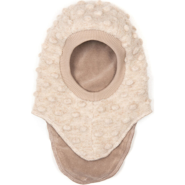 Dott Balaclava In Wool With Cotton On The Inside, Sand