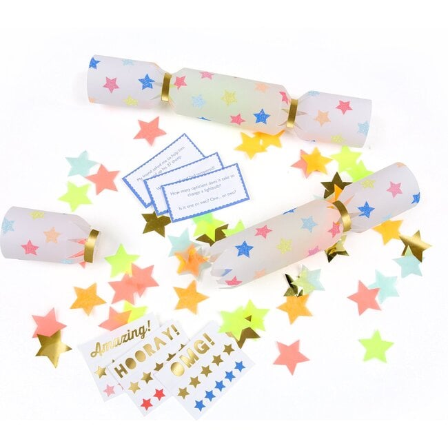 Multicolor Star Confetti Crackers - Party Accessories - 2