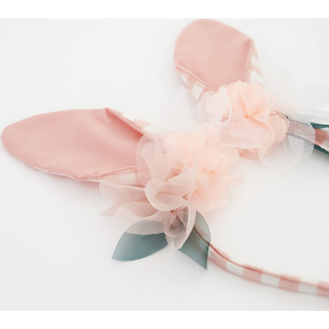 Embellished Gingham Bunny Headband - Hair Accessories - 4