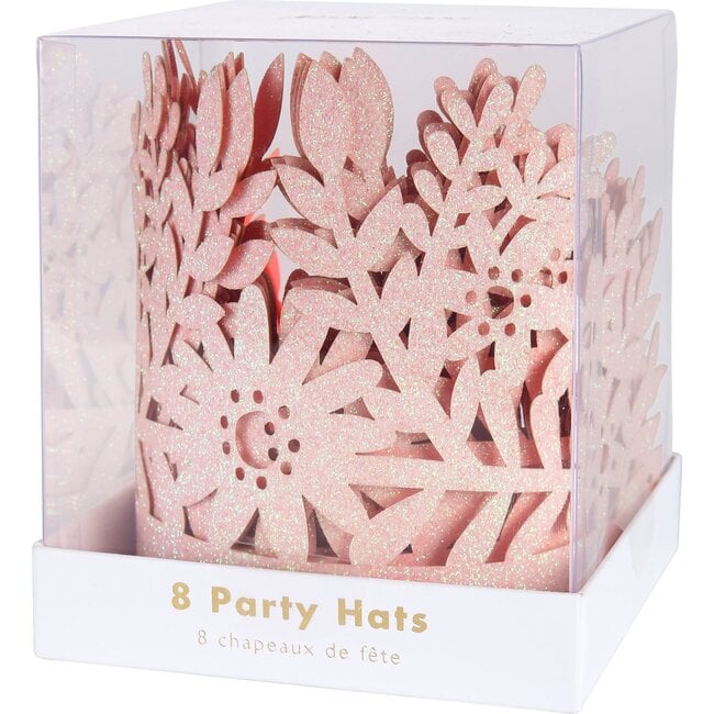 Pink Glitter Crown - Party Accessories - 3