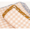 Ruffled Edge Fabric Napkins, Multi - Tableware - 6