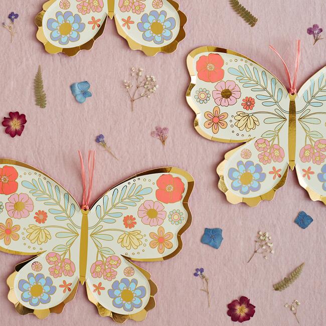 Floral Butterfly Plates - Tableware - 2