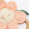 Peach Daisy Baby Rattle - Rattles - 4 - thumbnail