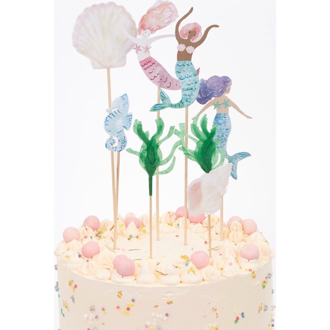 Mermaid Cake Toppers - Party Accessories - 2