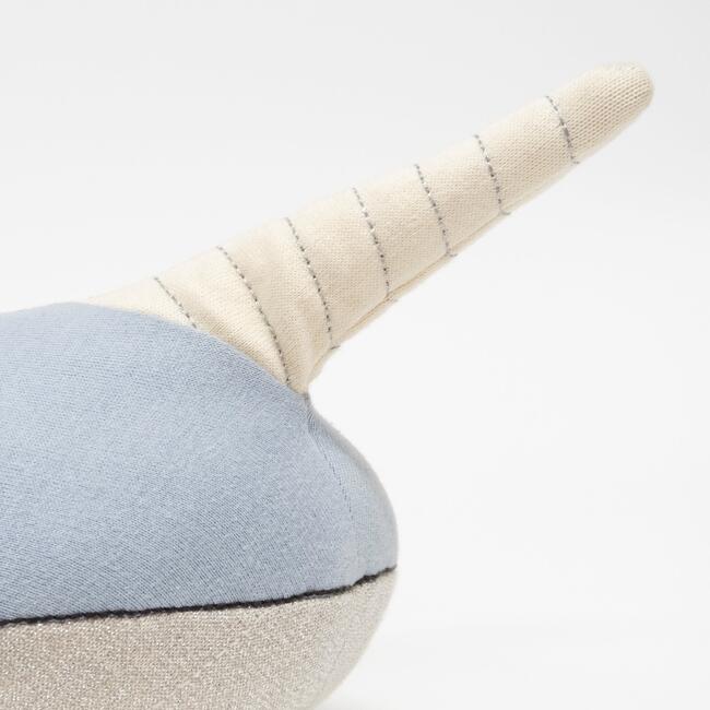 Otto Large Knitted Narwhal Toy - Plush - 3