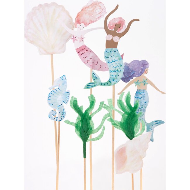 Mermaid Cake Toppers - Party Accessories - 3