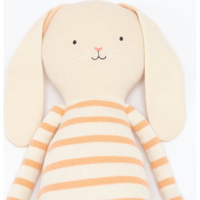 Alfalfa Large Knit Bunny, Coral - Plush - 2