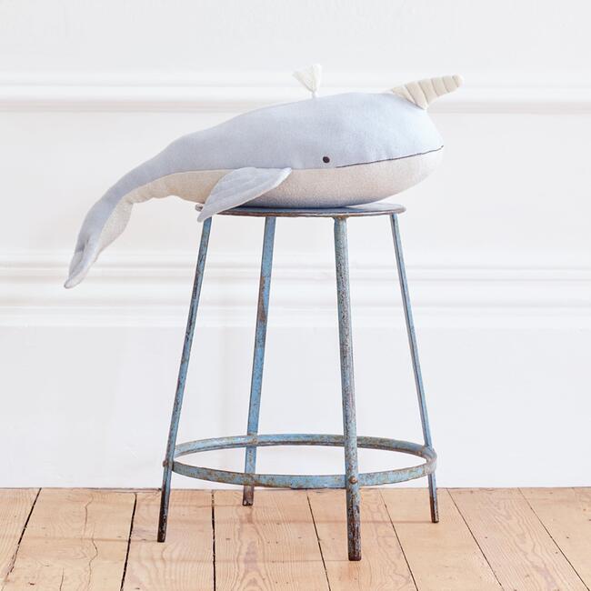 Otto Large Knitted Narwhal Toy - Plush - 5