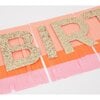 Pink Happy Birthday Fringe Garland - Party Accessories - 2