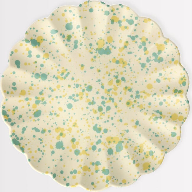 Large Speckled Reusable Bamboo Plates - Tableware - 5