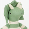 Small Triceratops Knit Toy - Plush - 5