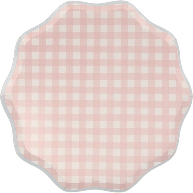 Set of 12 Gingham Side Plates, Multi - Tableware - 4