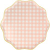 Set of 12 Gingham Side Plates, Multi - Tableware - 5