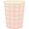 Set of 12 Gingham Cups, Multi - Drinkware - 5