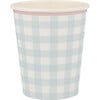 Set of 12 Gingham Cups, Multi - Drinkware - 6