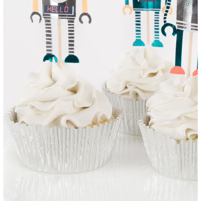 Robot Cupcake Kit - Party Accessories - 6