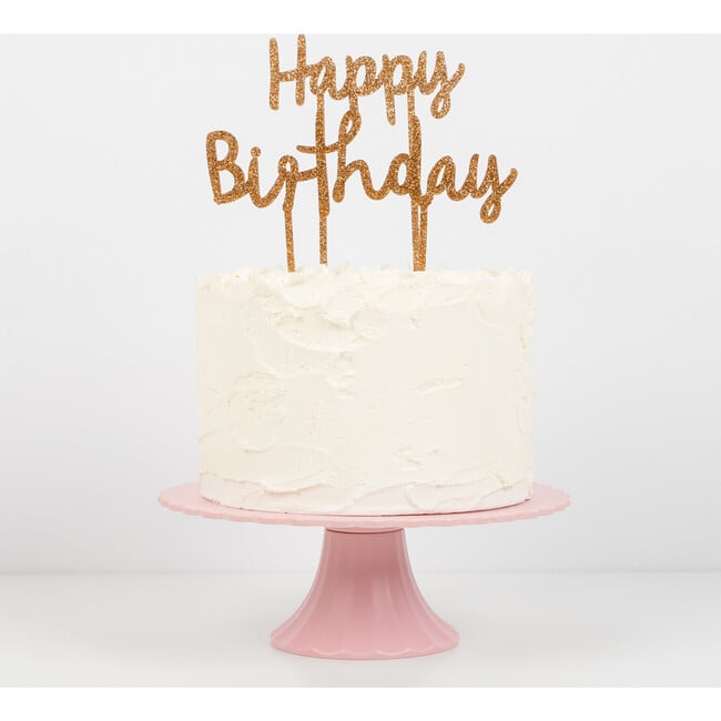 Happy Birthday Acrylic Toppers - Tableware - 2