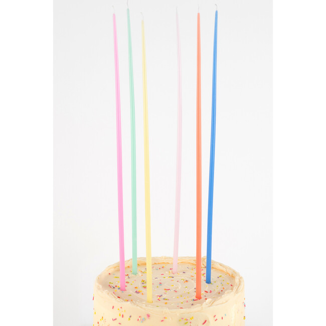 Mixed Tall Tapered Candles - Party - 3