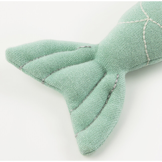 Knitted Mermaid Toy, Green/Blue - Plush - 5