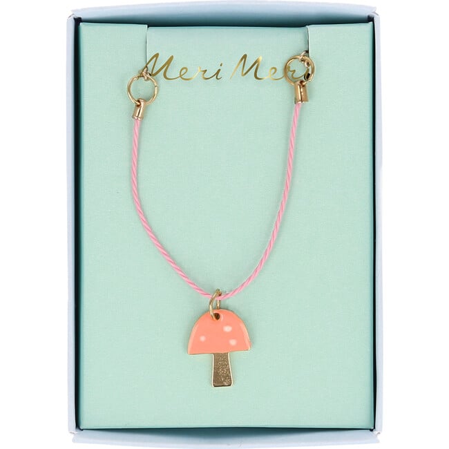 Enamel Mushroom Necklace - Necklaces - 4