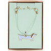 Enamel Sausage Dog Necklace - Necklaces - 4