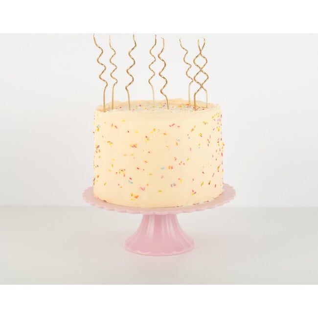 Gold Swirly Candles - Party - 4