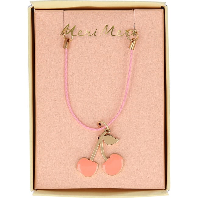 Enamel Cherry Necklace - Necklaces - 4