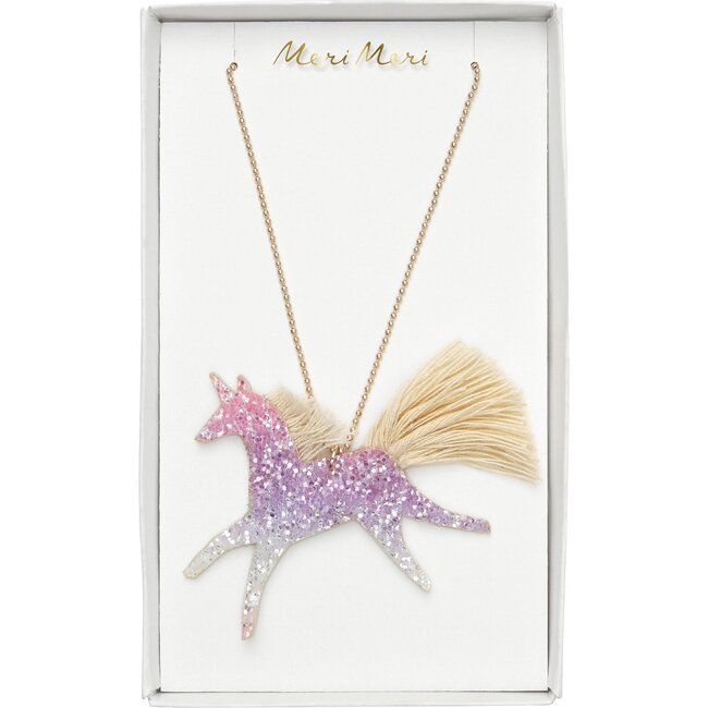 Unicorn Glittered Necklace - Necklaces - 4