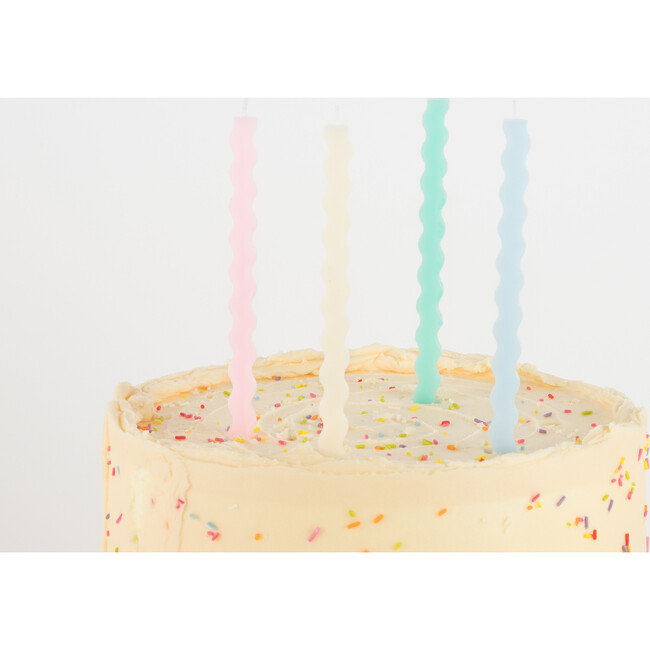 Pastel Wavy Candles - Party Accessories - 3