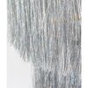 Tinsel Chandelier, Silver - Decorations - 3 - thumbnail