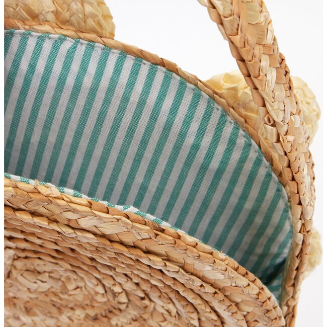 Daisy Straw Bag, White - Bags - 3