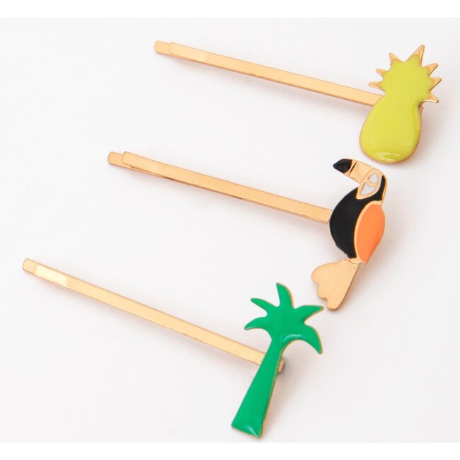 Tropical Enamel Hairclips - Hair Accessories - 2