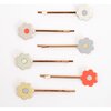 Daisy Enamel Hair Slides - Hair Accessories - 4