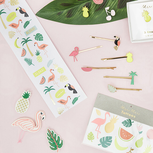 Tropical Enamel Hairclips - Hair Accessories - 4