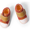 Strap Sneaker Booties, Sage & Peach - Booties - 3 - thumbnail