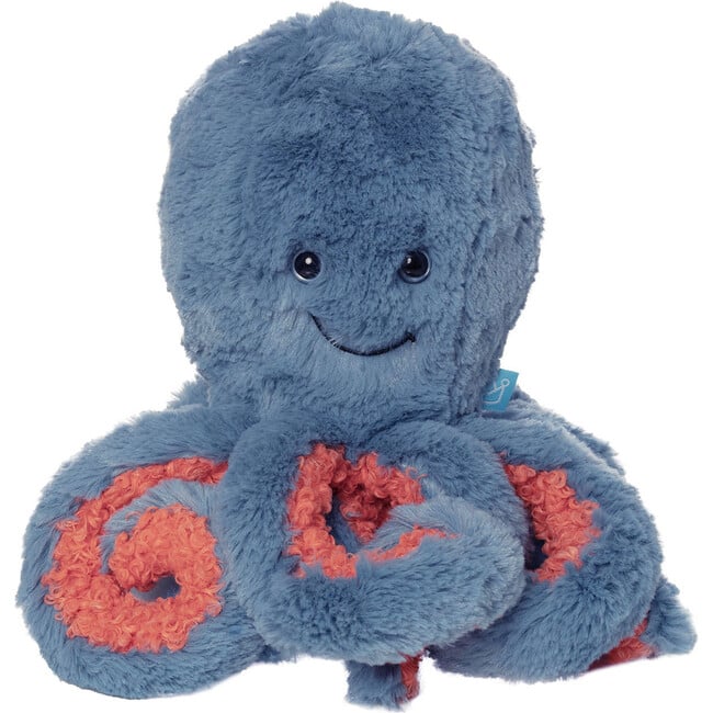 Manhattan Toy Dusty Blue Octopus 12" Ocean Sea Life Stuffed Animal Toy