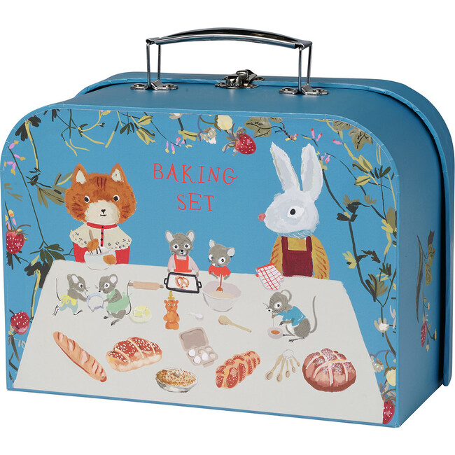 Manhattan Toy Forest Tales 17-Piece Pretend Bread Baking and Serving Set for Two with Carrying Case - Play Food - 4