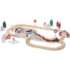 Manhattan Toy Alpine Express 49-Piece Wooden Toy Train Set with Scenic Accessories for Toddlers 3 Years and Up - Play Kits - 4 - thumbnail