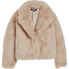 Milly Kids Latte Faux Fur Coat - Faux Fur Coats - 1 - thumbnail
