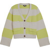 Women's Marcella Kiwi Stripe Re-Knit Sweater - Sweaters - 1 - thumbnail