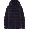 Women's Goldie Navy Blue Faux Fur Coat - Fur & Faux Fur Coats - 1 - thumbnail