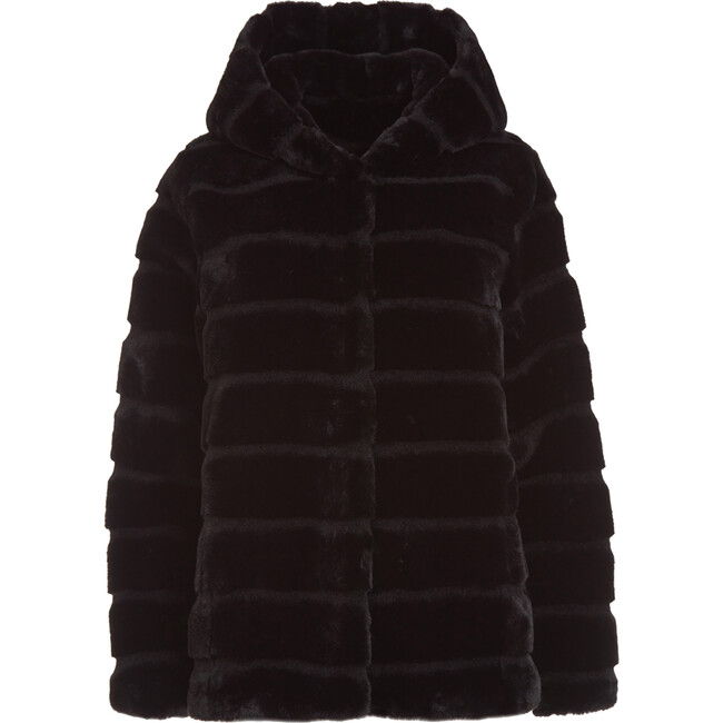 Women's Goldie Noir Faux Fur Coat