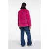 Women's Skylar Confetti Pink Faux Fur Coat - Fur & Faux Fur Coats - 3