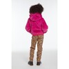 Lily Kids Confetti Pink Faux Fur Coat - Fur & Faux Fur Coats - 3 - thumbnail
