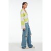 Women's Marcella Kiwi Stripe Re-Knit Sweater - Sweaters - 4